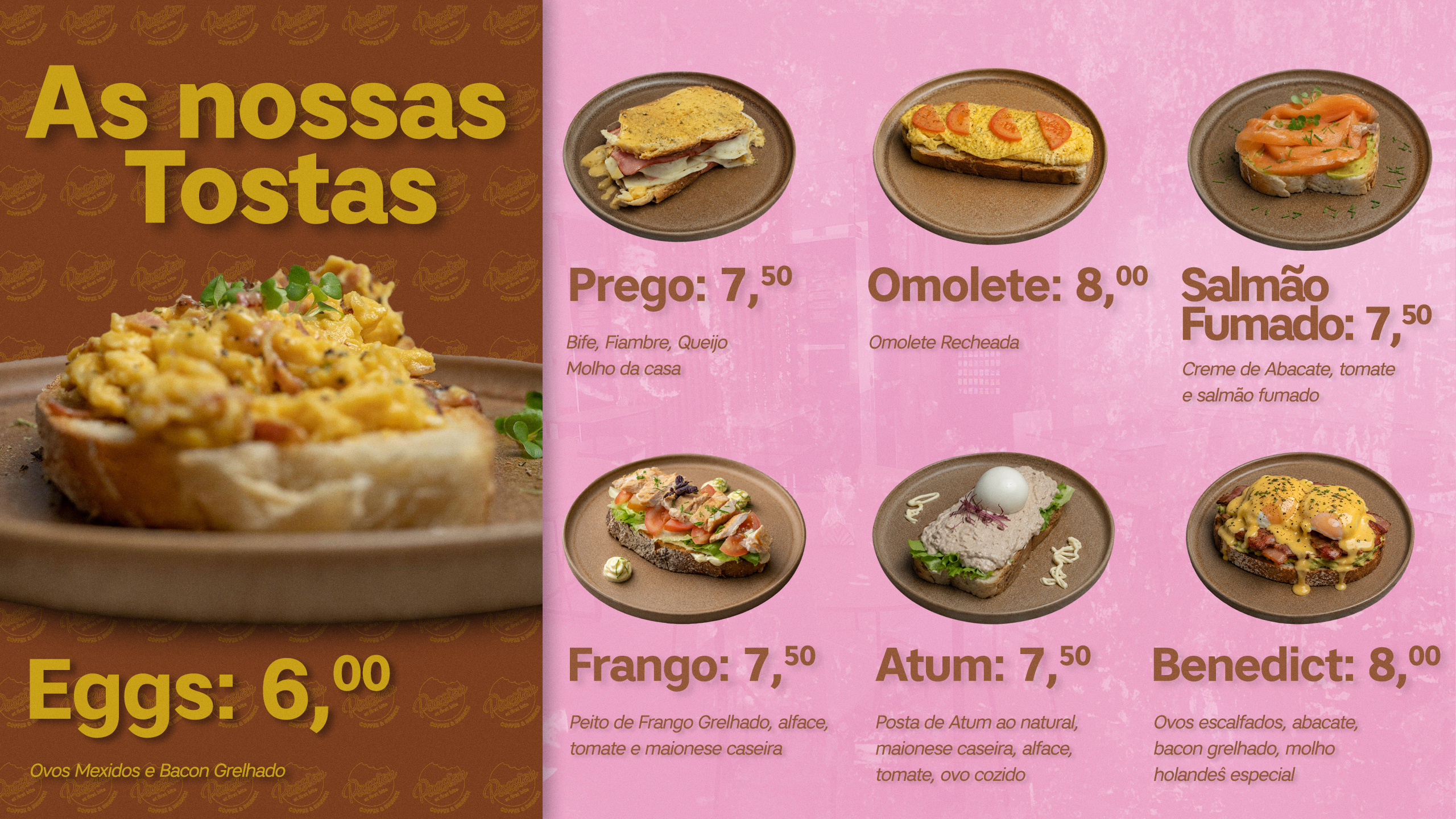 Passion: Menu página 7, contracapa